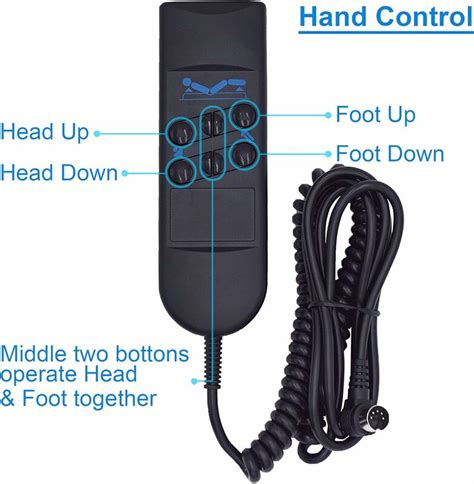 Okin Oem Remote Hand Control Recliner Chair Controller Replacement Handset With 6 Button 5 Pin