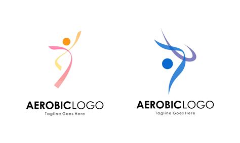 Creativo Aptitud Y Bienestar Línea Estilo Logo Diseño 24629556 Vector