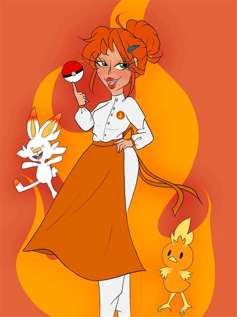 Fire Type Gym Leader By Emilythekitty123 On Deviantart