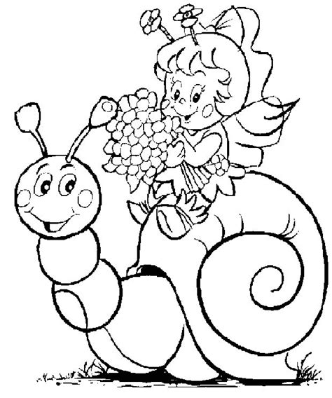 Kids-n-fun.com | Coloring page Snails Snails