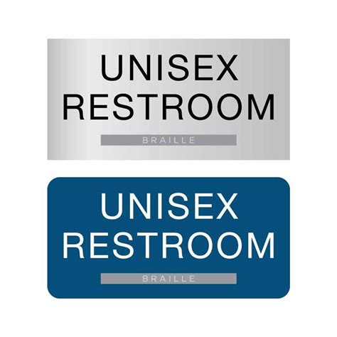 Unisex Restroom Sign Printable