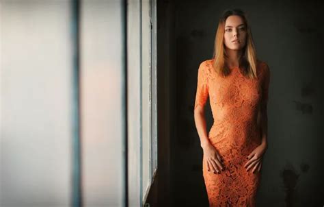 Girl Dress Photo Blue Eyes Model Brunette Clover Portrait