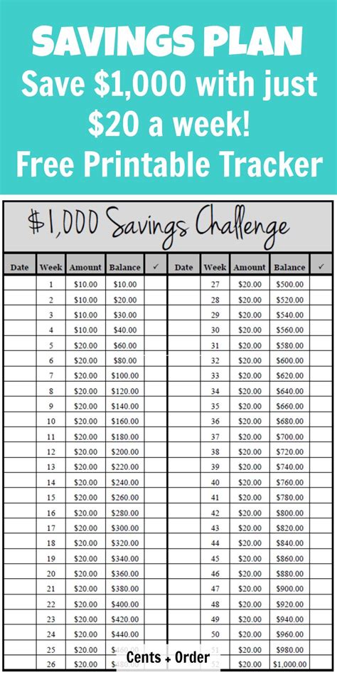 52 Week Savings Plan Printable Printable Yearly Calendar