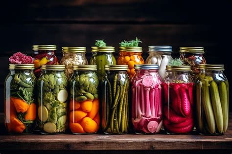 Premium Photo Pickled Vegetables