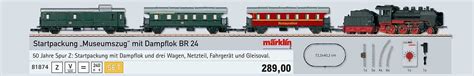 Märklin Startpackung museumszug Mit Dampflok Br 24 Angebot bei Vedes