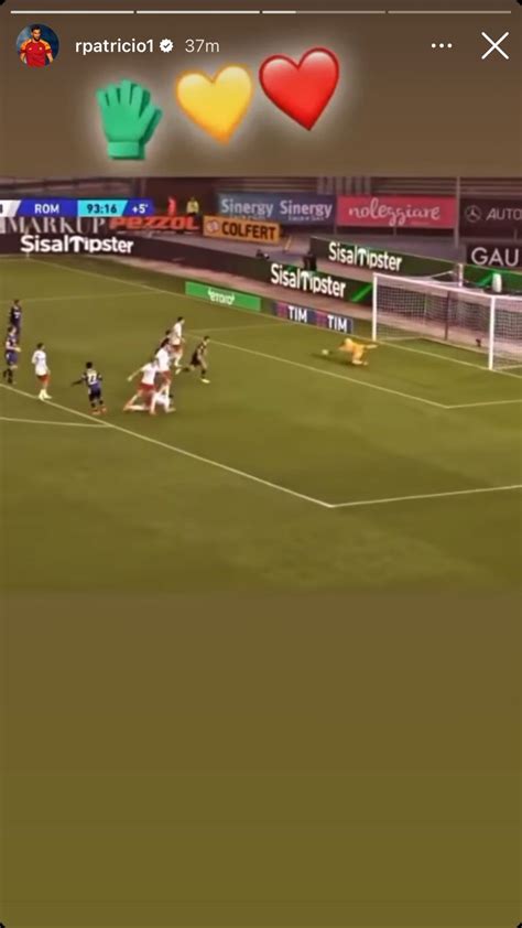 Instagram Rui Patricio Esulta Dopo Verona Punti Importanti FOTO