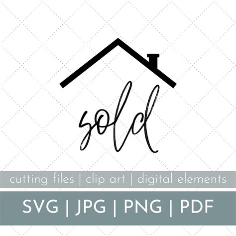 Sold Sign for Realtor SVG Sold Sign Svg Sold Sign Clip Art - Etsy