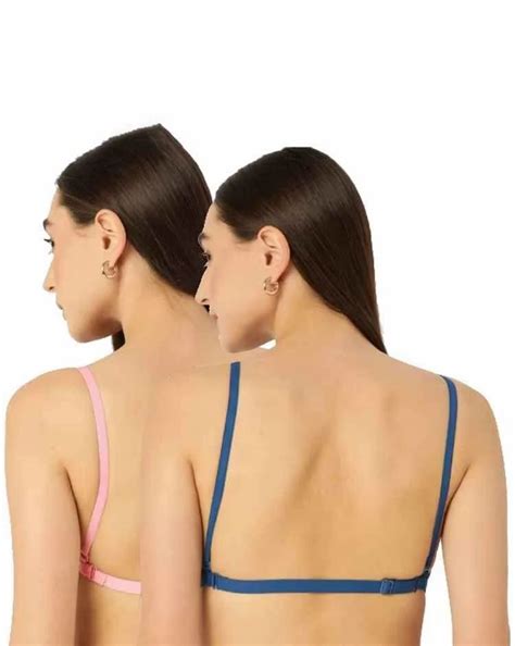 Plain Cotton True Spirit Women Everyday Heavily Padded Bra Set At Rs