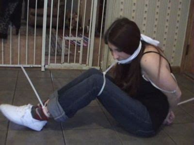 Gina Rae Michaels BONDAGE Kobe Lee Torn Bed Sheet Bound And Nude In Boots