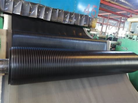 Anti Slip Corrugated Wide Ribbed Rubber Matting Roll For Truck Rubber