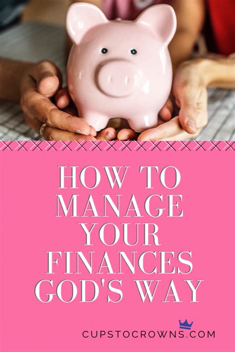 How To Manage Your Finances Gods Unique Way Cups To Crowns