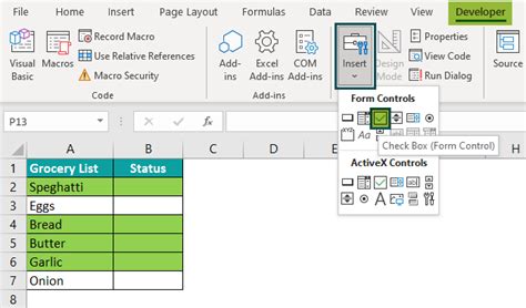 Checklist In Excel How To Makecreate Step By Step Examples