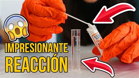 Mira Esta Impresionante ReacciÓn QuÍmica Experimentos Caseros Youtube