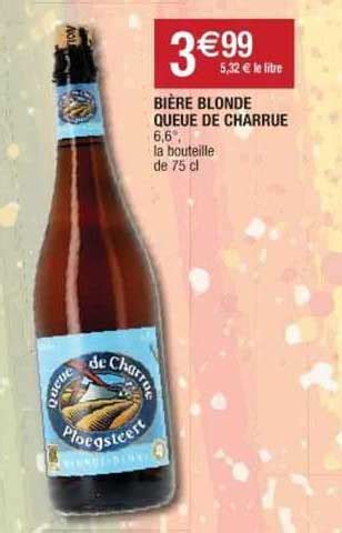 Promo Bière Blonde Queue De Charrue chez Cora iCatalogue fr