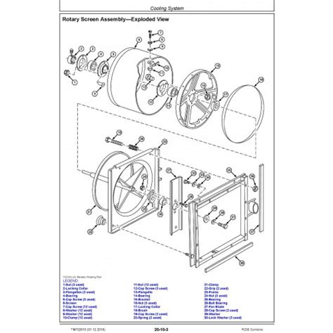 John Deere R Combine Technical Service Manual Tm