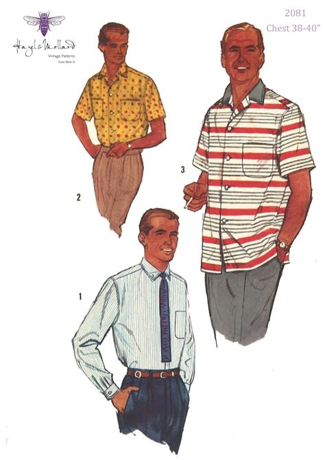 1950s Sewing Patterns Dresses Skirts Tops Mens