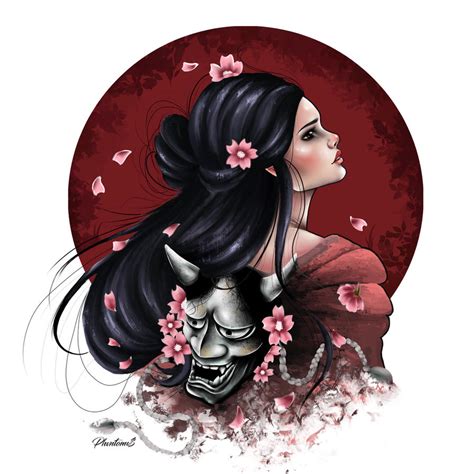 Hannya mask by PHVNTOMVS on DeviantArt