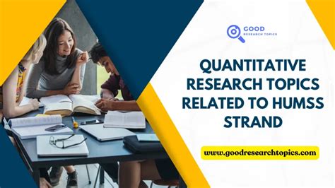 Top 189 Quantitative Research Topics Related To Humss Strand