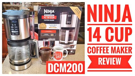 Review Ninja XL 14 Cup Coffee Maker DCM200 Programmable YouTube