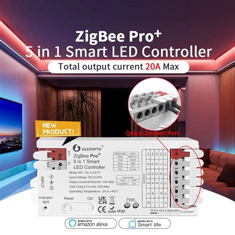 RGB-контроллер MJJC ZigBee 3.0 Pro | AliExpress