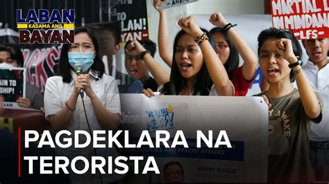 Pagdeklara Sa C P N P Na Ter Rist Ibinasura Dahil Konstitusyon Ng