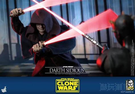 Hot Toys星际大战克隆人战争达斯西迪厄斯1 6 比例收藏级人偶 压迫感极强的皇帝风采再临 酷玩潮CHAO