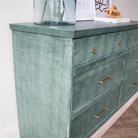 Faux Linen Finish Furniture Makeover — Prettydistressed