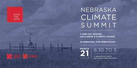 Save The Date Summit To Tackle Climate In Nebraska For Nebraskans