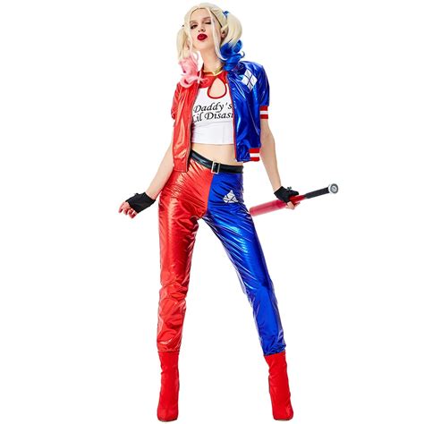 Buy Harley Quinn Costume Women :Unleash Your Inner Superhero! Christmas ...