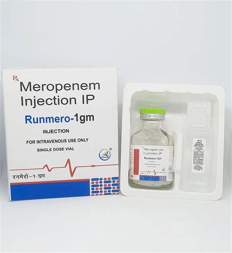 Meropenem 1gm Injection At Rs 1067 Vial Inj Meropenem In Panchkula