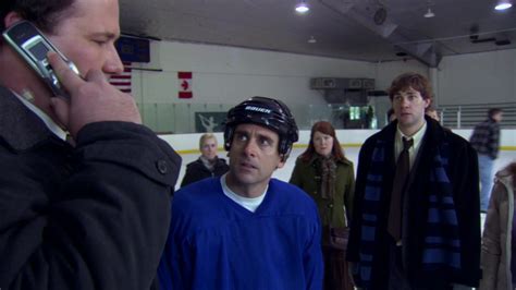 Bauer Ice Hockey Helmet Worn By Steve Carell (Michael Scott) In The ...