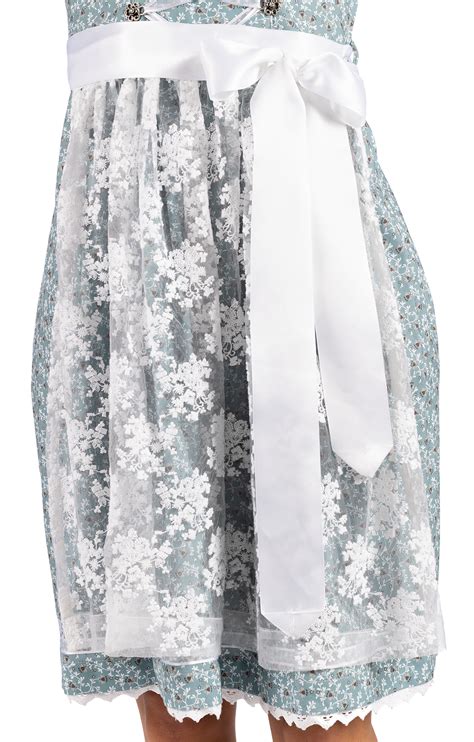 Marjo Mini Dirndl Tlg Cm Ferla Eisblau Wei Alpenclassics De