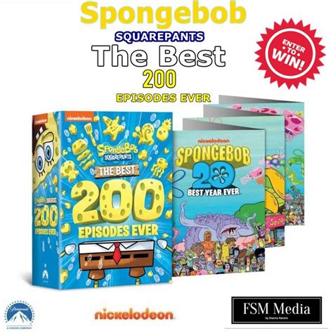 Giveaway Spongebob Squarepants The Best 200 Episodes Ever” On Dvd