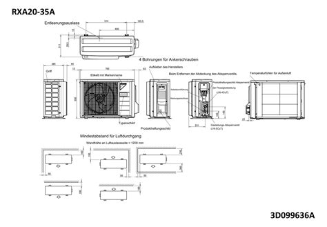 Klimatechnik Mono Multisplit Ger Te Daikin Aussenger T Rxa A