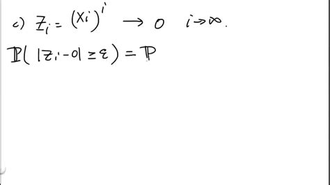 Convergence In Probability Example Youtube