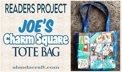 Readers Project Joe S Super Cute Moda Charm Square Tote Bag Alanda Craft