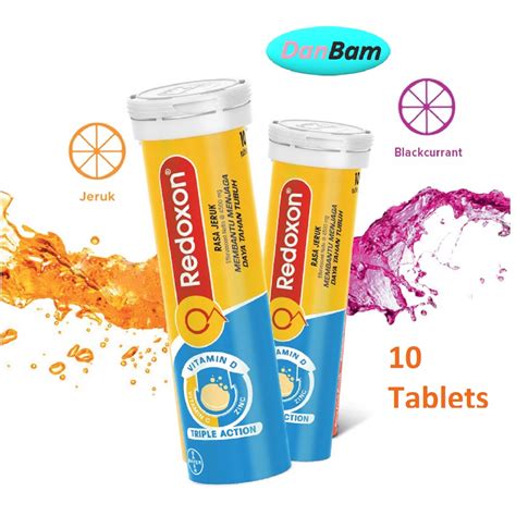 Jual Redoxon Cdr Berocca Fortos Vitamin C D Zinc Rasa Jeruk