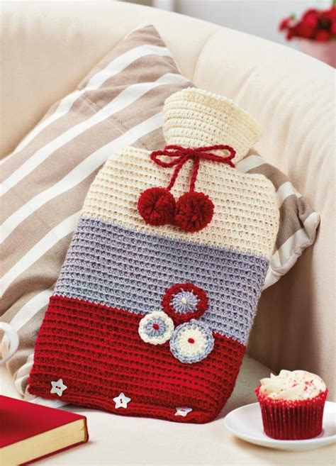 Scandi Hot Water Bottle Cover Top Crochet Patterns