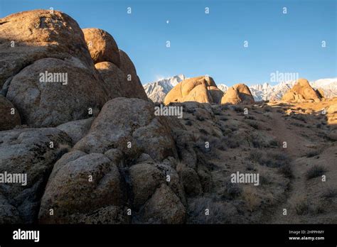 Mt Whitney The Tallest Mountain Peak In The Lower 48 States Stands