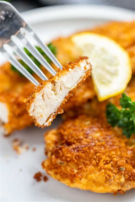 Perfectly Crispy Chicken Cutlets - The Stay At Home Chef