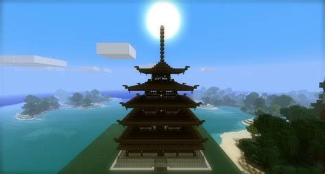 Minecraft Pagoda Schematics