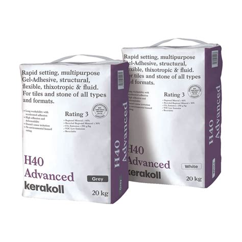 Kerakoll H40 Advanced Gel Adhesive 20kg Atlas Ceramics Ltd