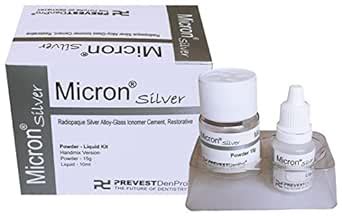 Prevest DenPro Micron Silver Radiopaque Silver Alloy Glass Ionomer