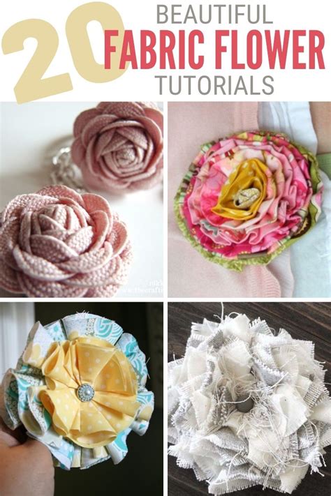 29 Ways To Make Fabric Flowers The Crafty Blog Stalker Making