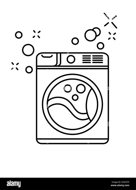 Modern Electric Washing Machine Laundromat Washing Appliance For