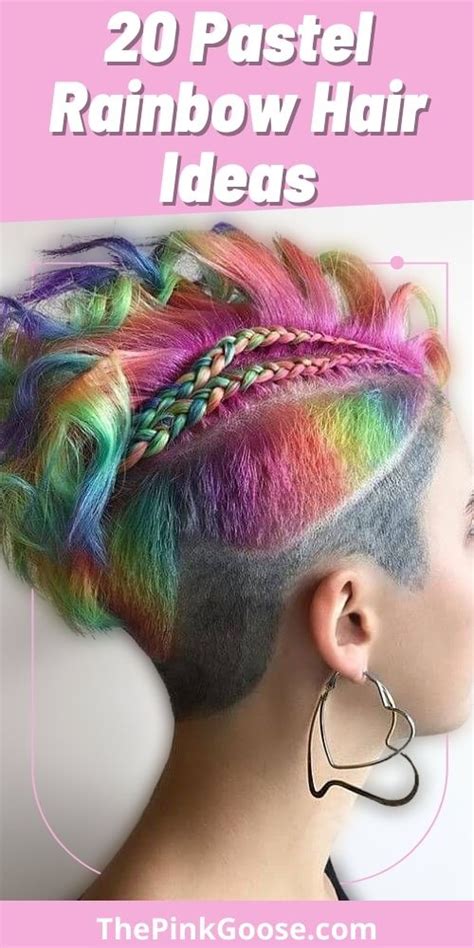 20 Pretty Pastel Rainbow Hair For You