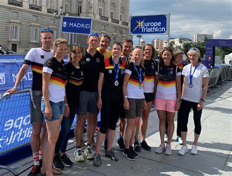 Em In Madrid Acht Ak Medaillen Deutsche Triathlon Union