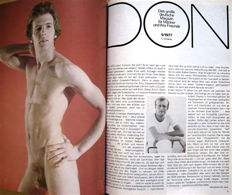 Gay History DON The German Gay Magazine 1977 Heft 9 Bis 10