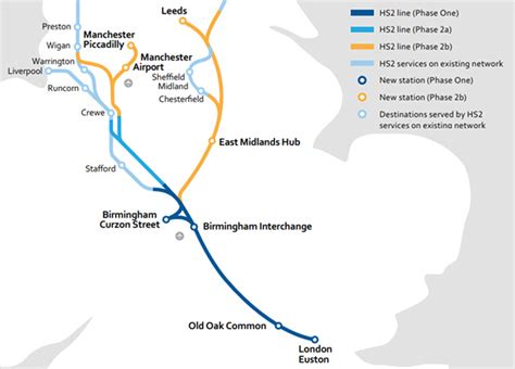 LOK Report - Großbritannien: Nördlicher Ast von HS2 (Phase 2b) stark ...