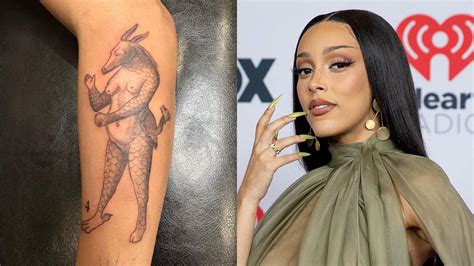 Doja Cat Teases About Her 'Demonic' Monster Tattoo - TheRecentTimes